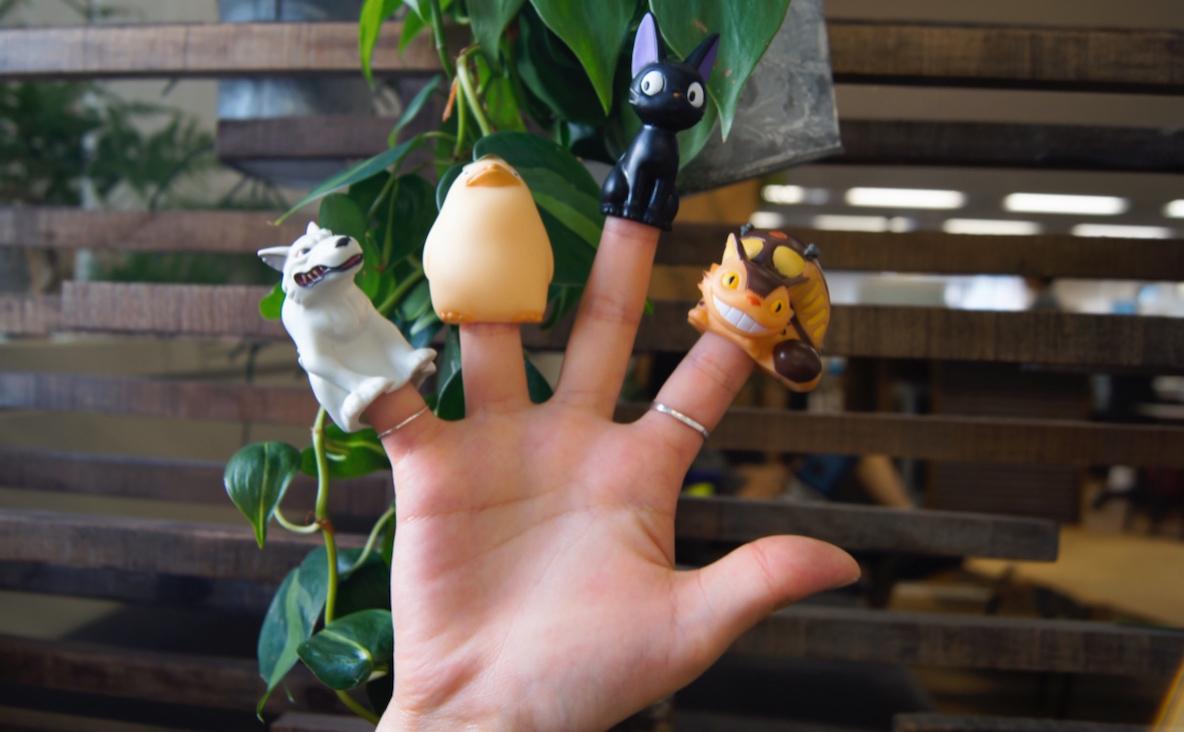 か、かわいい…！ジブリの指人形は220円なのに超癒されます｜マイ定番