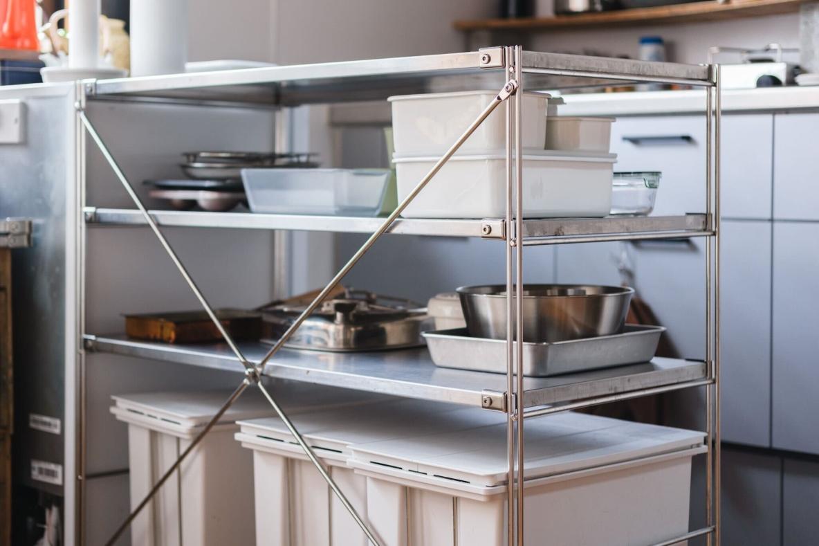 IDさま】無印良品 ステンレスユニットシェルフ キッチン ラック IDさま