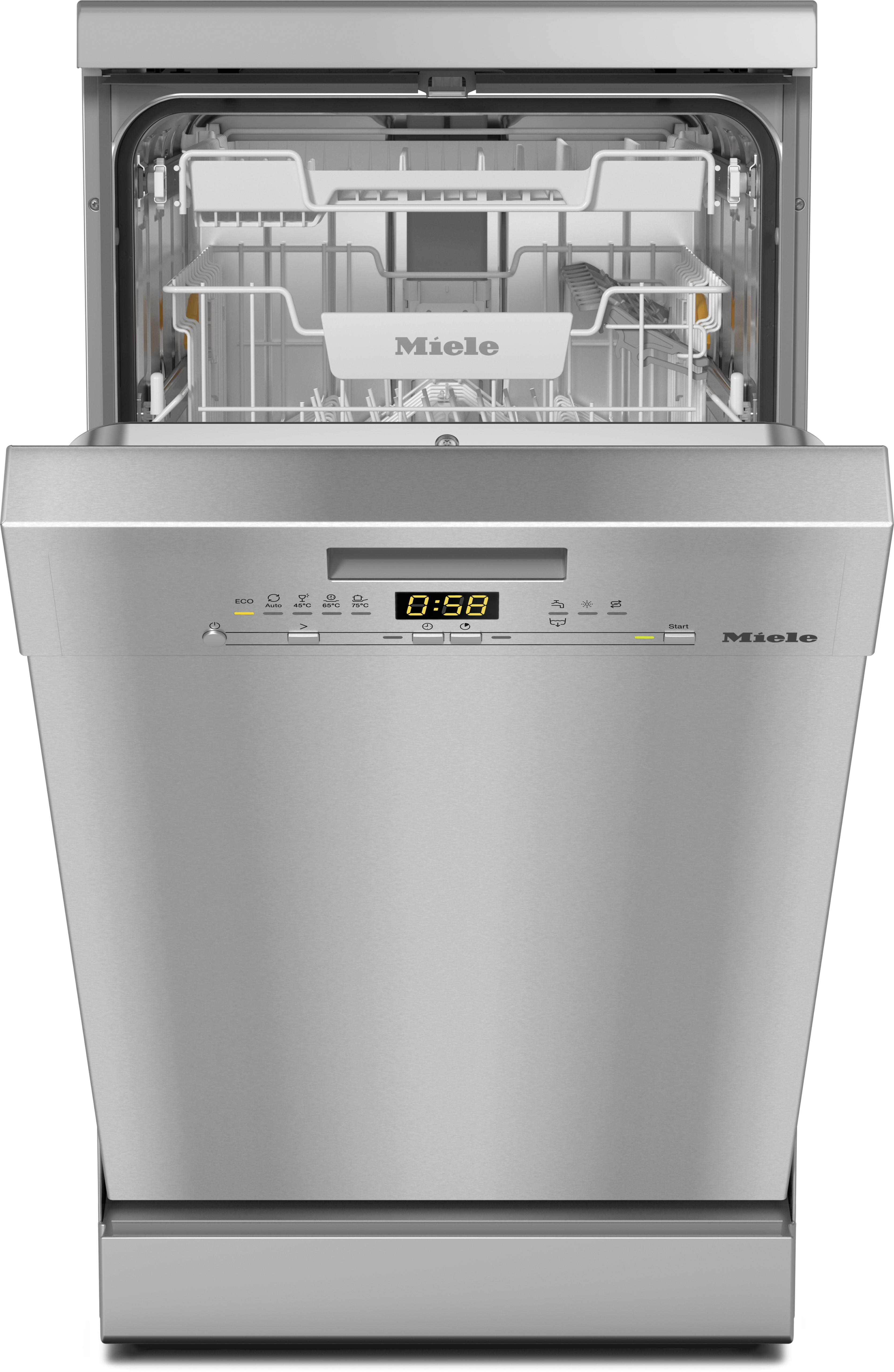 Miele - G 5540 SC SL Front Active Frontale CleanSteel – Lavastoviglie