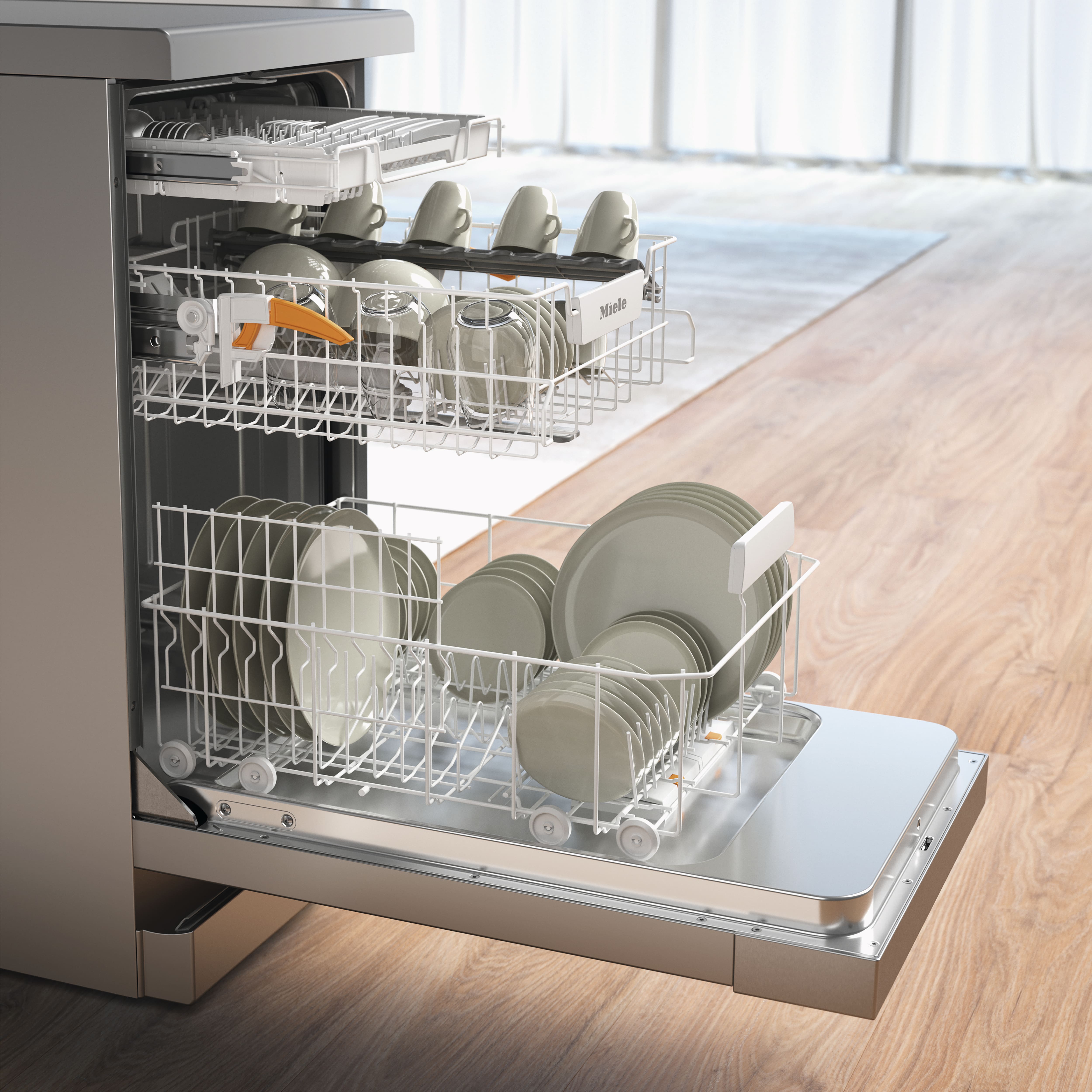 Miele - G 5540 SC SL Front Active Frontale CleanSteel – Lavastoviglie