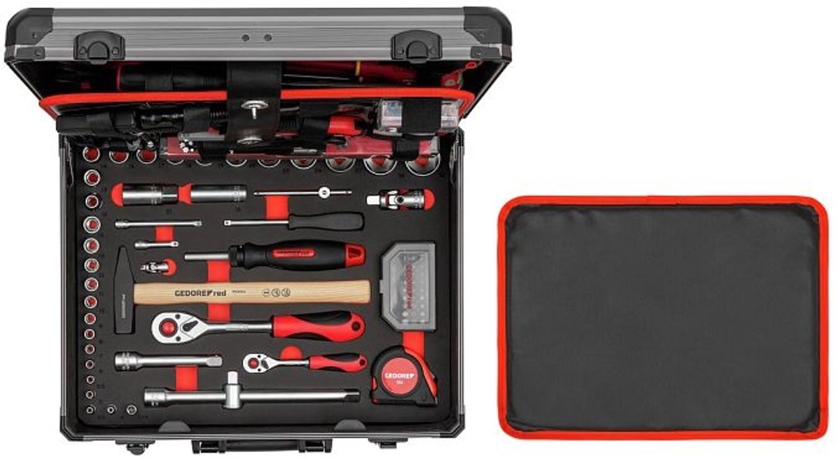 Gedore RED Gereedschapsset - Aluminium koffer - R46007138 | bol