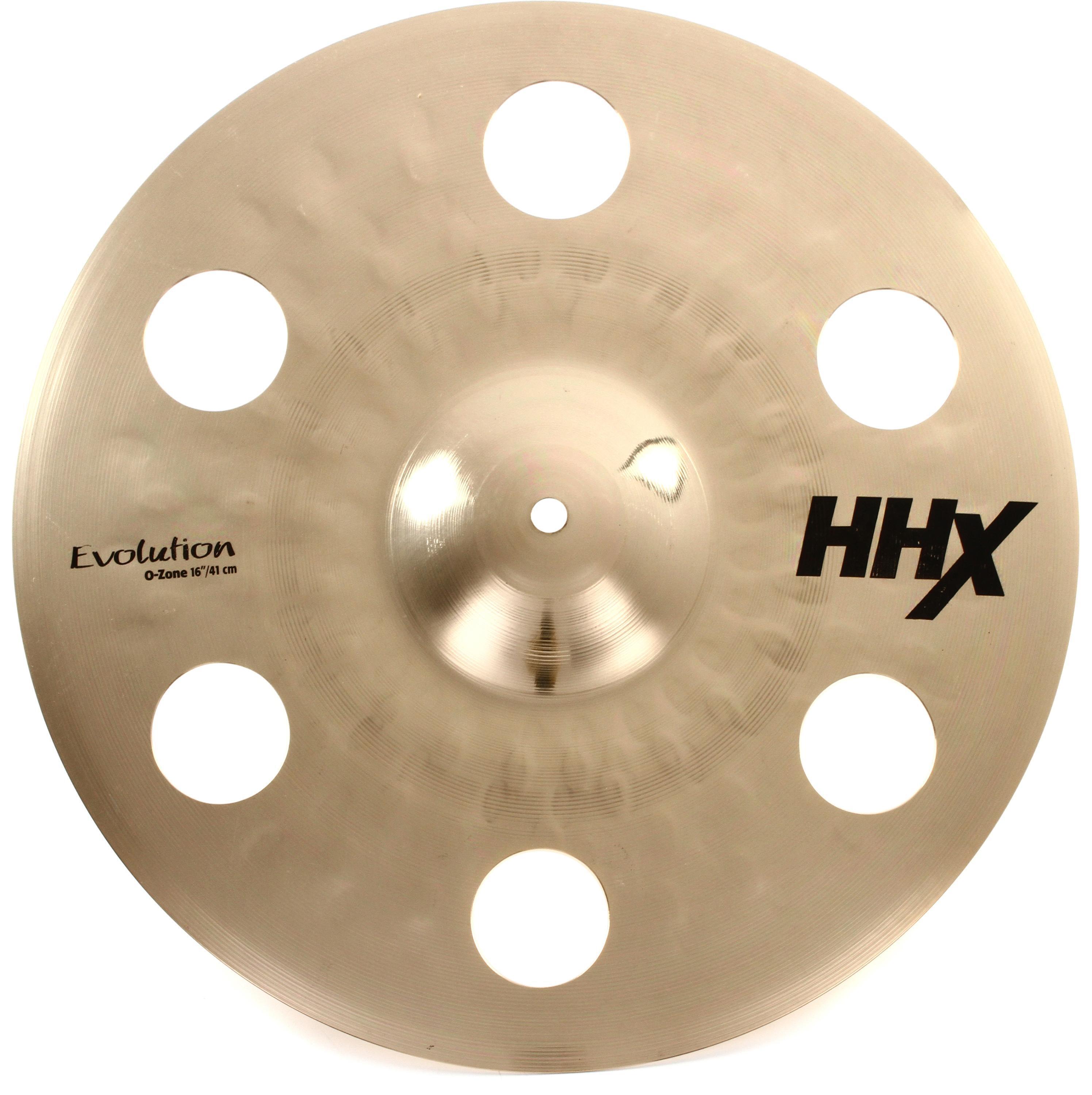Sabian 16 inch HHX O-Zone Crash Cymbal - Brilliant Finish | Sweetwater