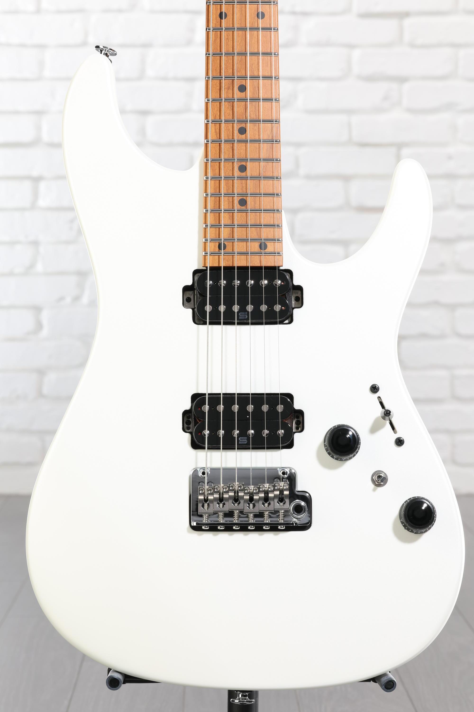 Ibanez Prestige AZ2402 Electric Guitar - Pearl White Flat | Sweetwater