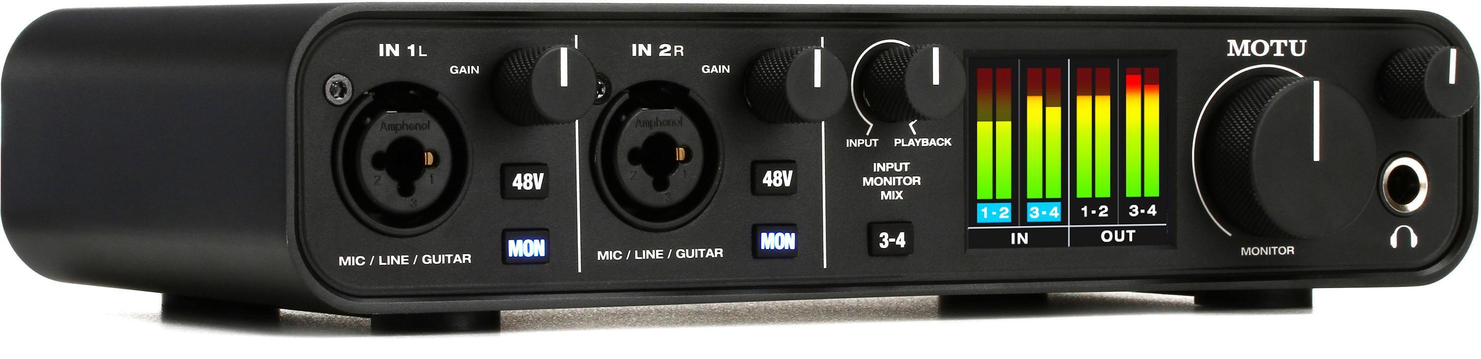 MOTU M2 USB-C Audio Interface | Sweetwater