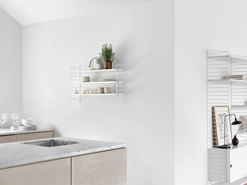 String Furniture String Pocket shelf, white | Finnish Design Shop