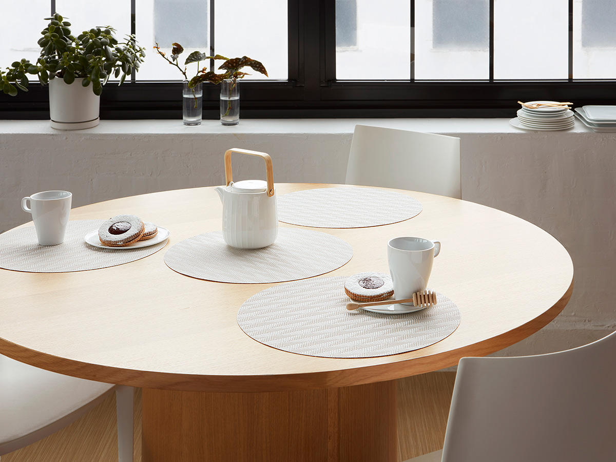 チルウィッチ 円形ランチョンマット バスケットウィーブ｜ざっくりと