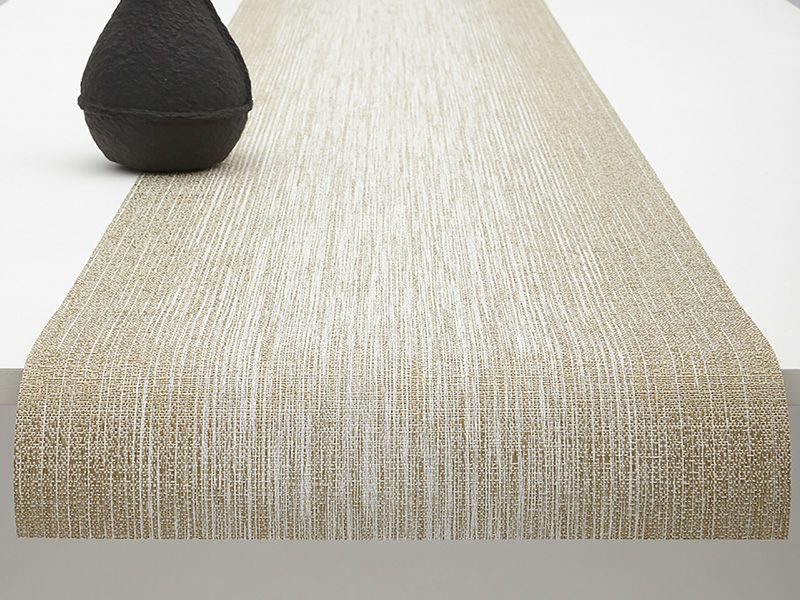 チルウィッチ テーブルランナーゴールドの絣のグラデーション