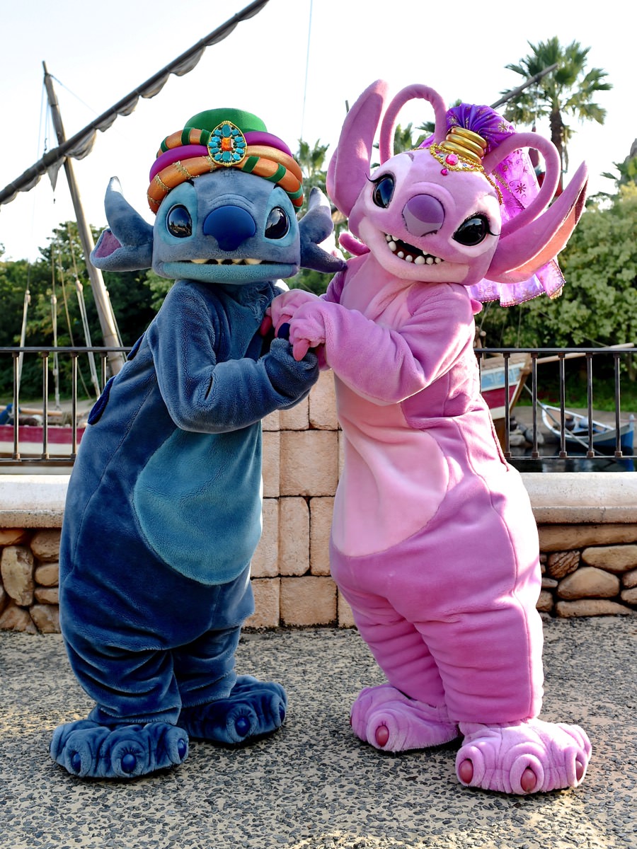 アラビアコスチュームがかわいい☆スティッチ＆エンジェルグリーティング -