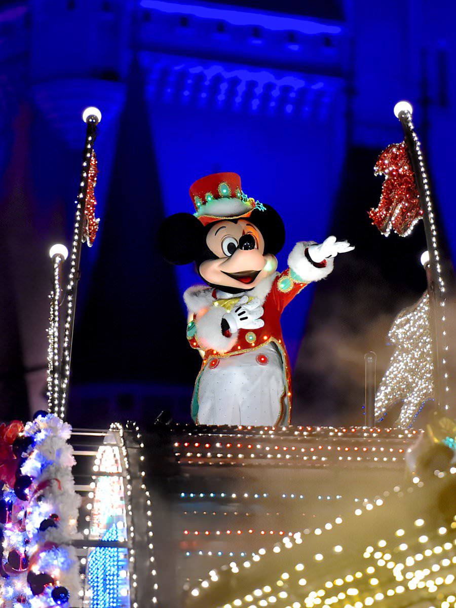 ディズニー ミッキー クリスマス3dプレート1997年 エネスコ Jim Shore