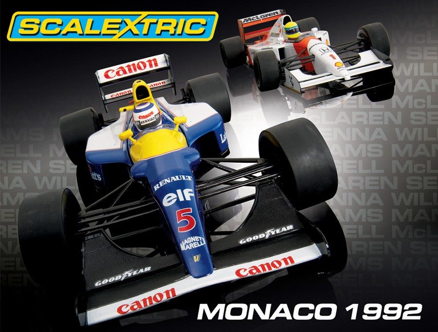 Monaco Grand Prix1992 F1 BOX Williams FW14B No5 and McLaren MP4/7