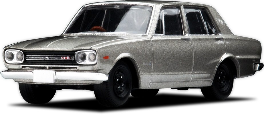 TLV-176a・TLV-176b スカイライン2000GT-R 69年式（銀）/（白