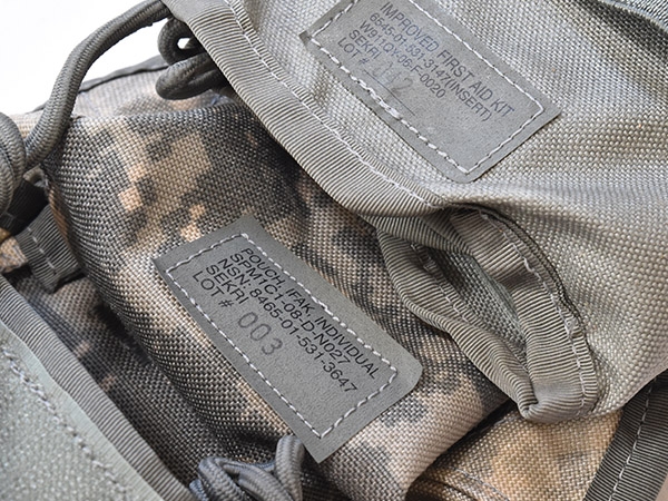 米軍実物 IFAK ファーストエイドキット ポーチ ランヤードパネル付き