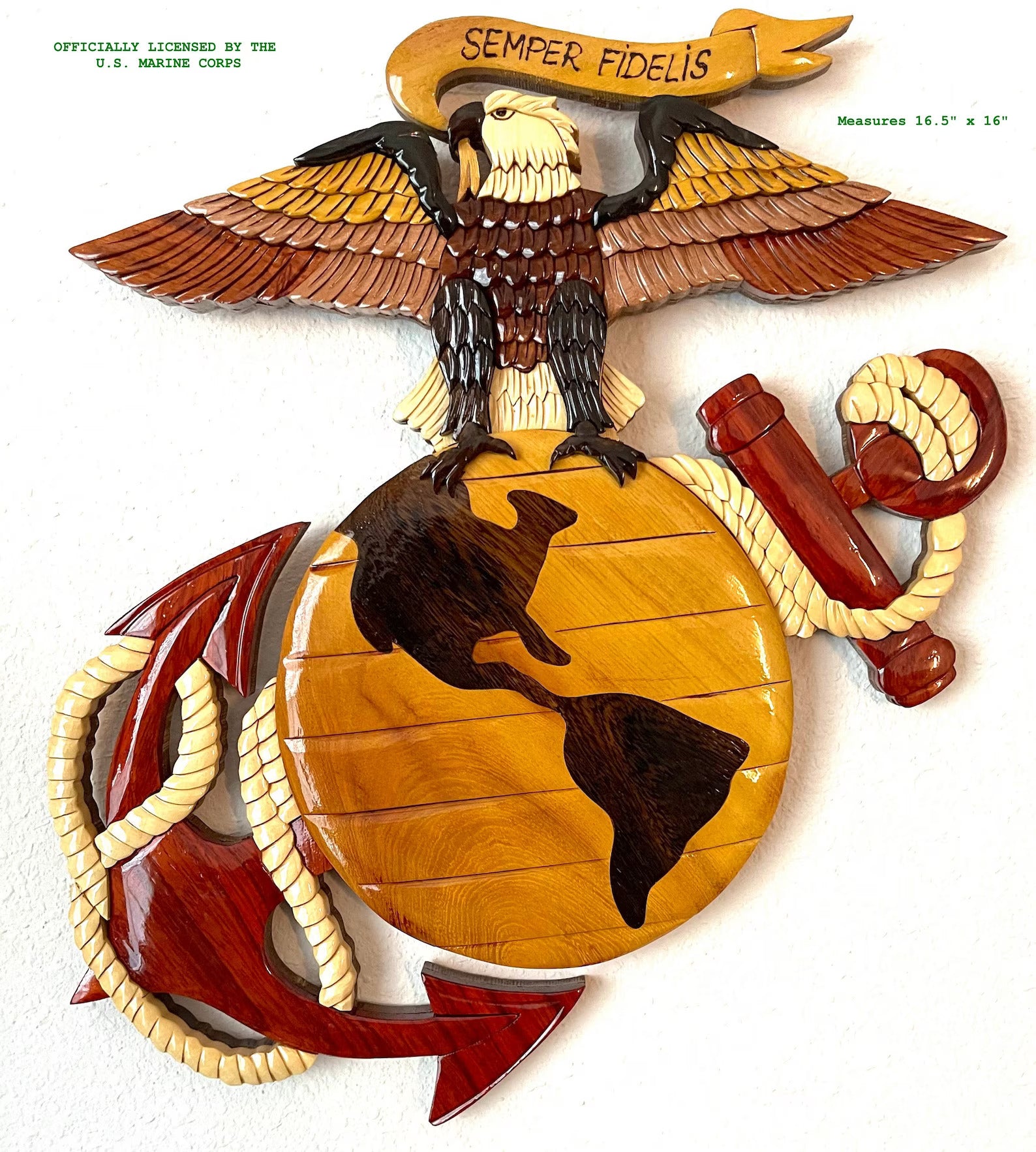 MARINE CORPS – Military Wood Art
