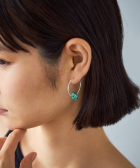 ピアス マラカイト（075995） ｜ women（ウィメンズ） ｜ Jouete