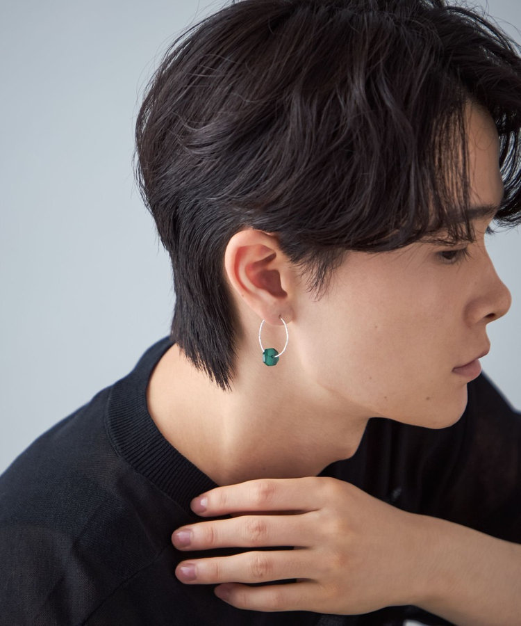 ピアス マラカイト（075995） ｜ women（ウィメンズ） ｜ Jouete