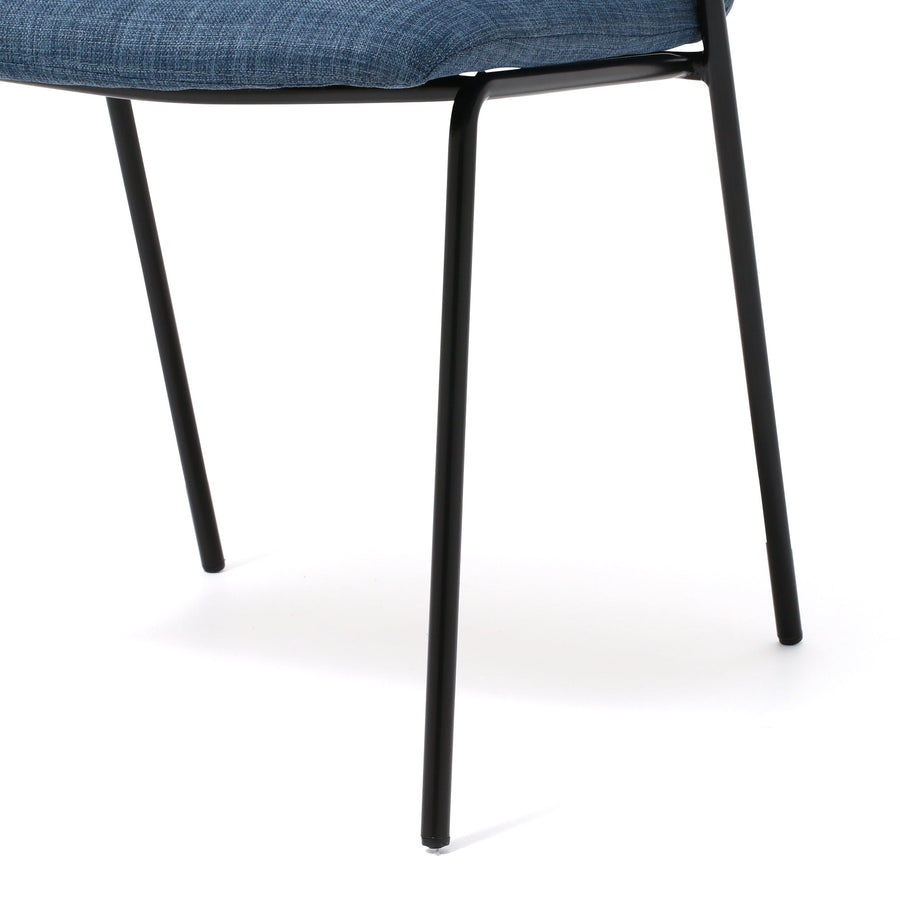 Francfranc(フランフラン) レッタ チェア ファブリック ブルー - MIRUMU