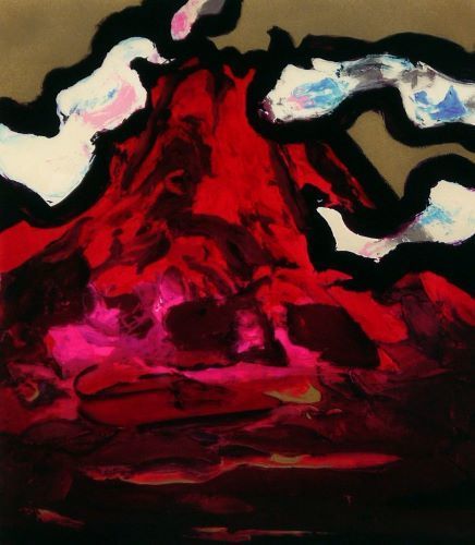 林武作品【赤富士】の買取・査定はミライカ美術にお任せください