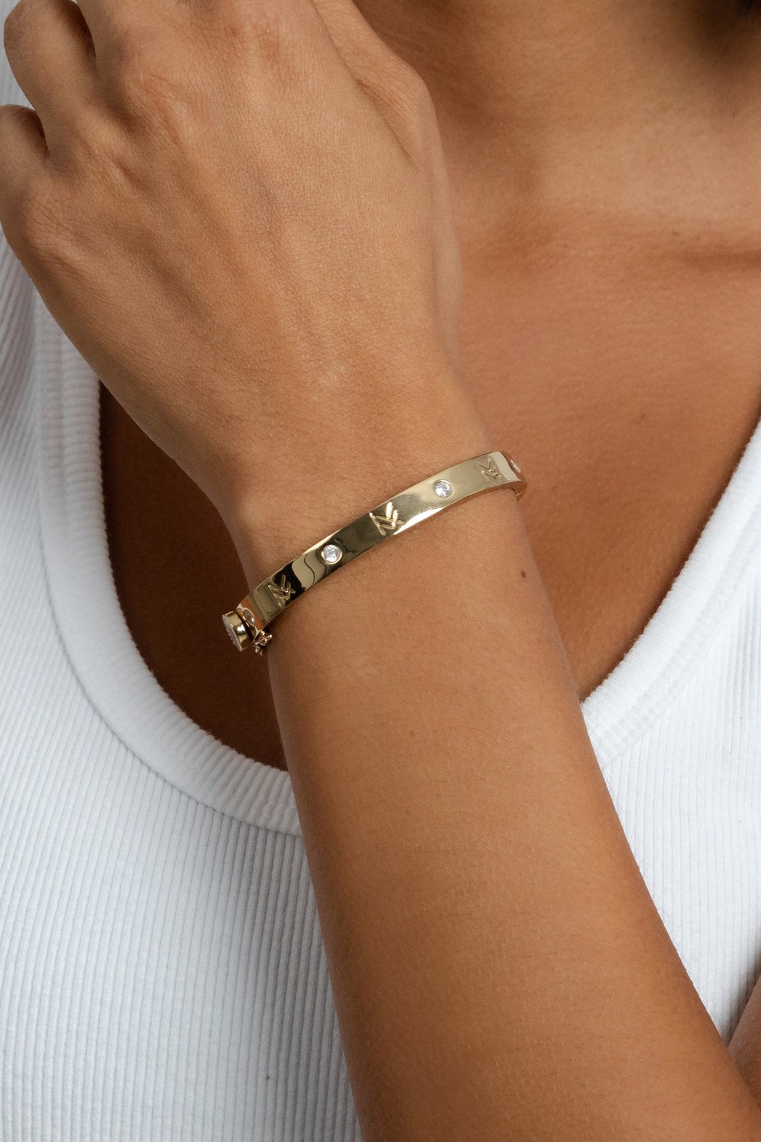 MF Cuff | Women's Gold Bracelet