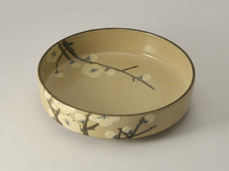 乾山写梅紋平向付 | 水間焼｜京焼・清水焼｜公式通販サイト