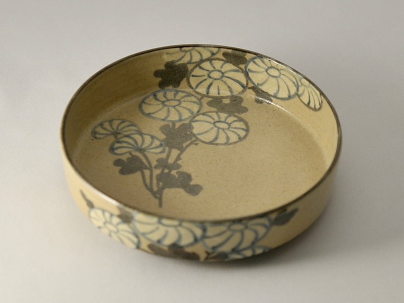 乾山写菊紋平向付 | 水間焼｜京焼・清水焼｜公式通販サイト