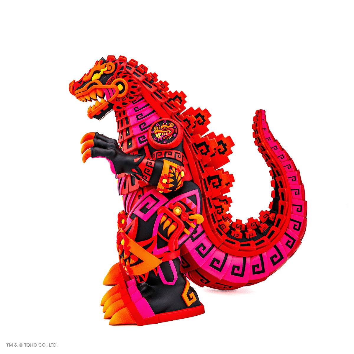 Godzilla - Vinyl Designer Figure by Urban Aztec - Burning Variant