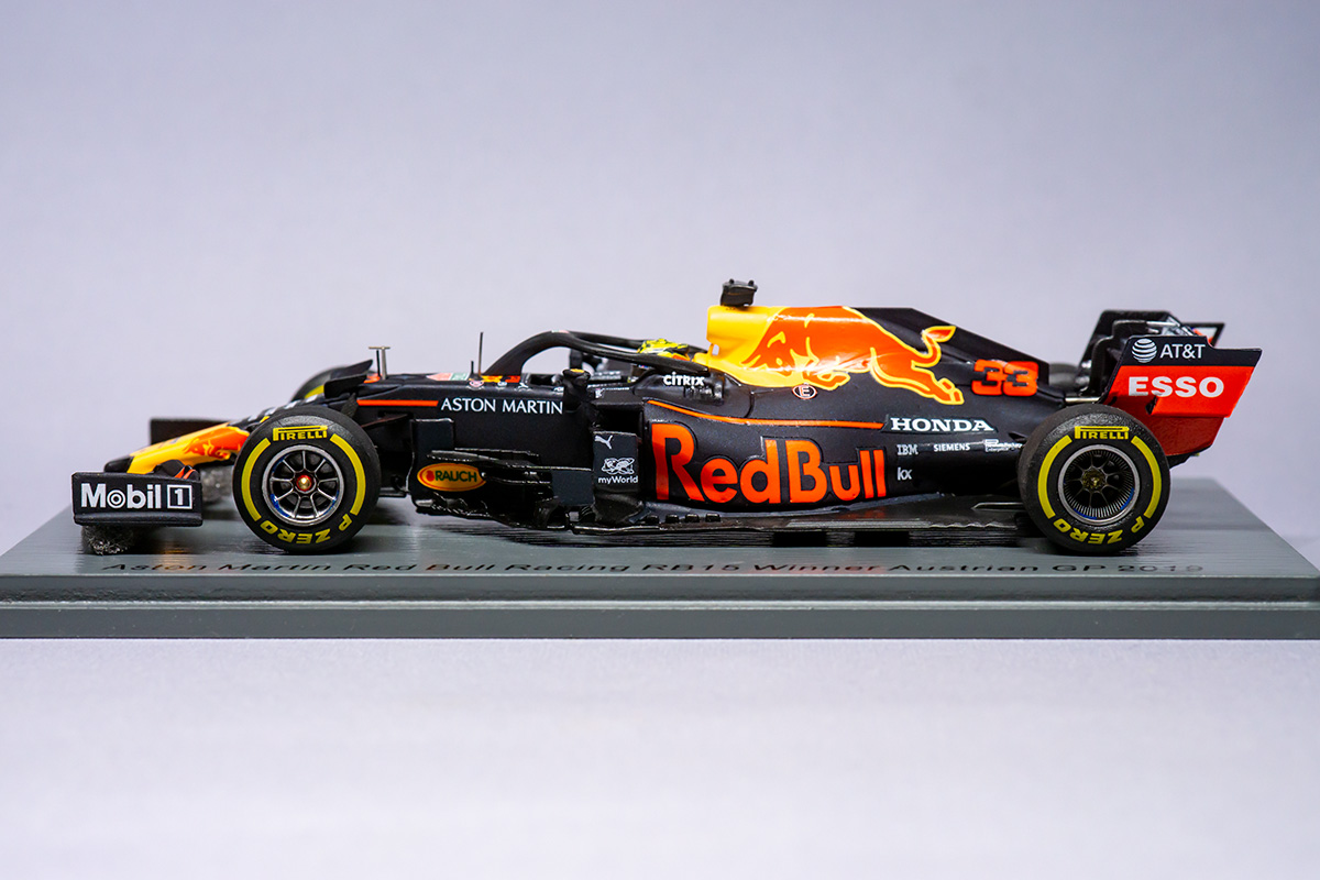 Spark Red Bull RB15 Honda M. Verstappen Winner Austrian GP 2019