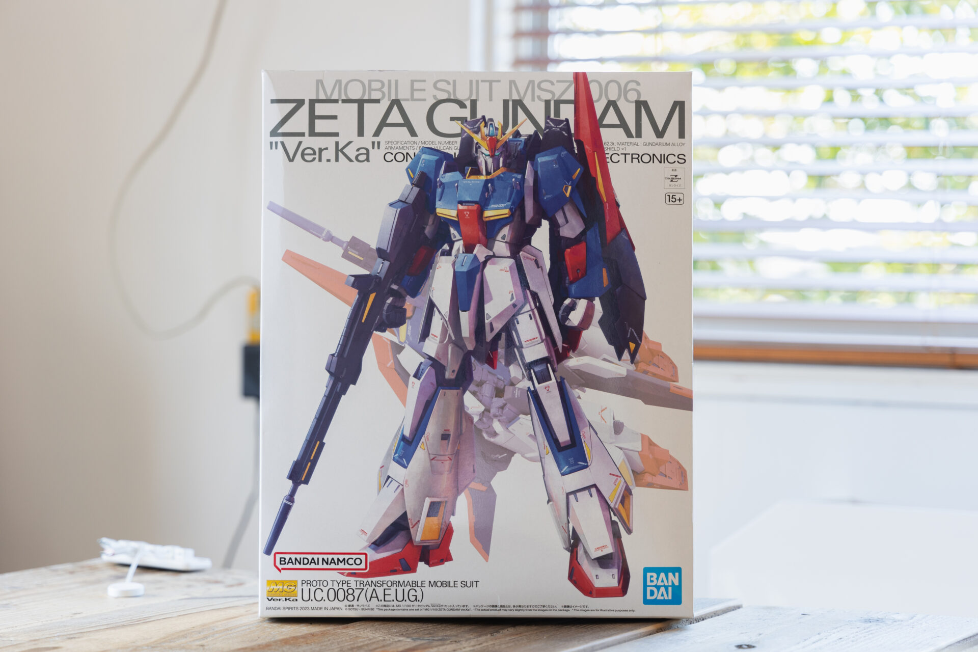 MG 1/100 Zガンダム Ver.ka 素組みレビュー。プロポーションもギミック