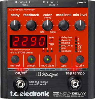 TC Electronic ND-1 Nova Delay - Pedal on ModularGrid