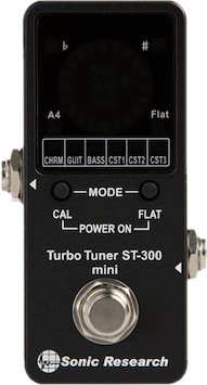 Sonic Research Turbo Tuner ST-300 Mini - Pedal on ModularGrid