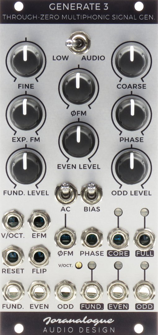 Joranalogue Audio Design Generate 3 - Eurorack Module on ModularGrid