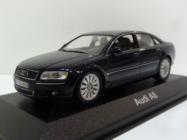 Audi A8 Indigo Dark Blue 1:43 2.00.000.01386.003 MINICHAMPS