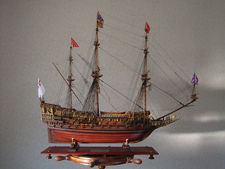 帆船模型完成品 ソブリン オブ ザ シーズ(Sovereign of the Seas)_2