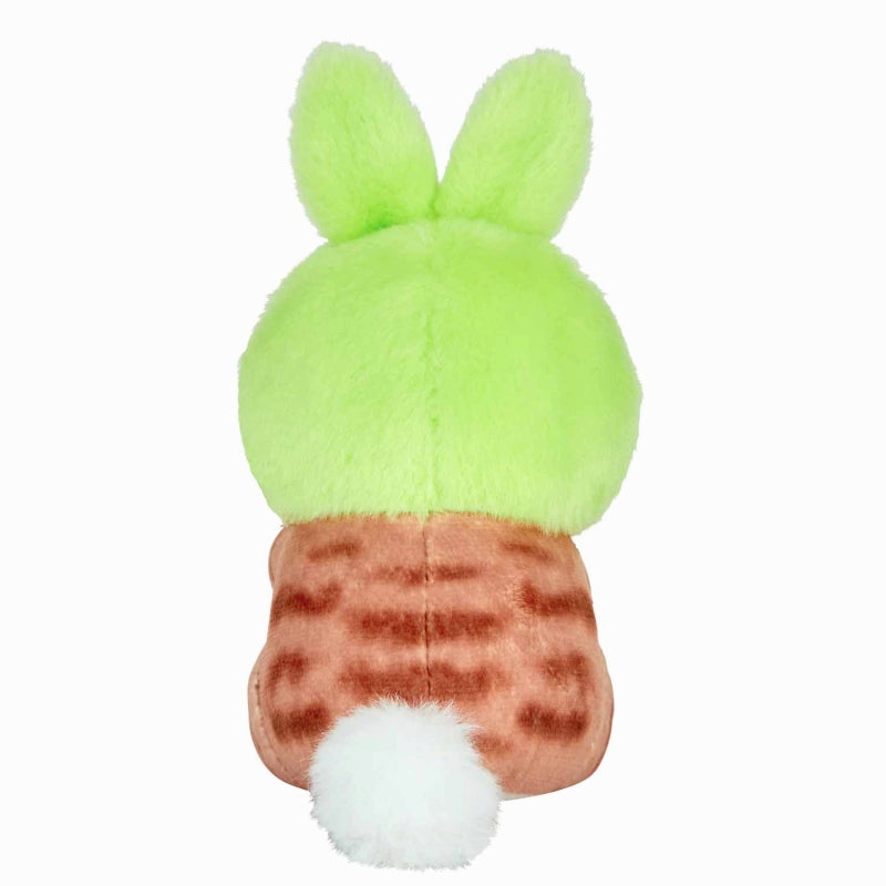 mofusand にゃんこが見守るデスクトップひっかけぬいぐるみ(みどりうさ