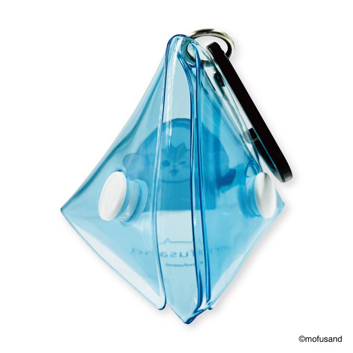 mofusand クリア三角ポーチ(サメにゃん) | mofusandもふもふマーケット