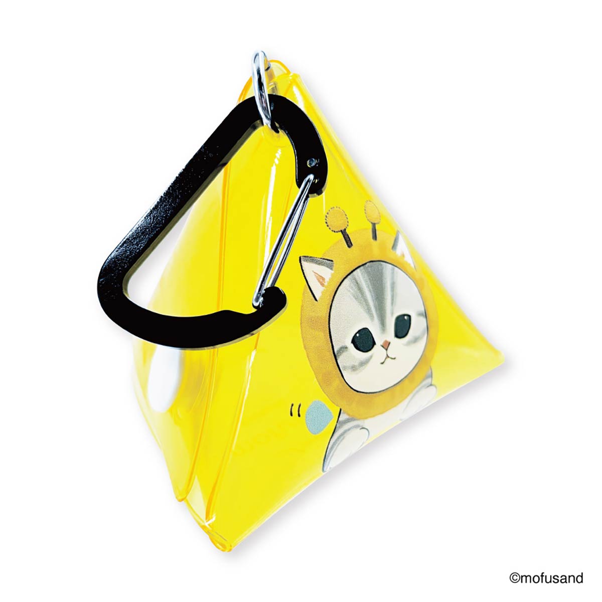 mofusand クリア三角ポーチ(はちにゃん) | mofusandもふもふマーケット