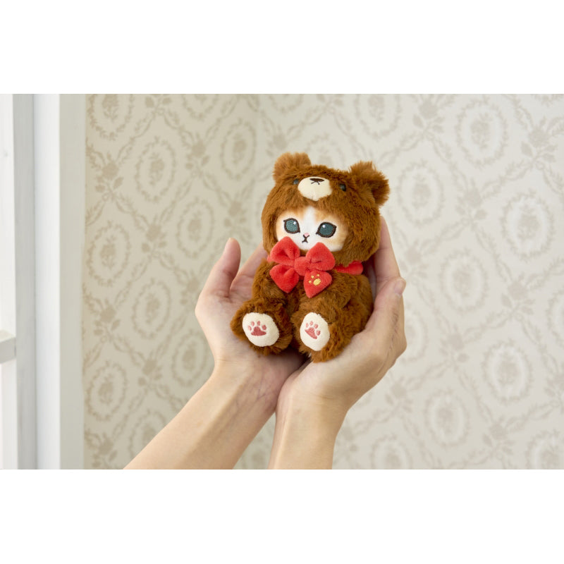 mofusand展 テディベアにゃん マスコット(ブラウン) | mofusand