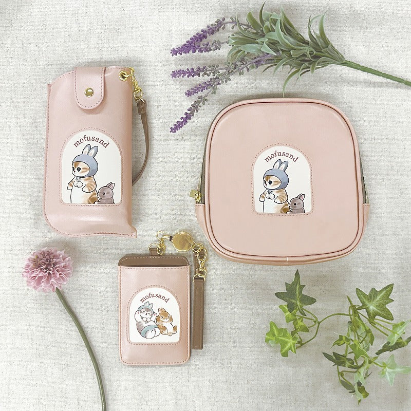 mofusand シングルパスケース(うさ×にゃん) | mofusandもふもふマーケット