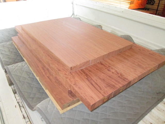ブビンガ テーブル天板（横ハギ集成加工） | 一枚板 お取り引き実績