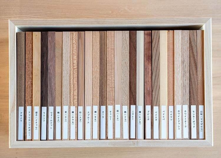 木材見本「森の文庫本」 | 取扱木材一覧 | 高田製材所