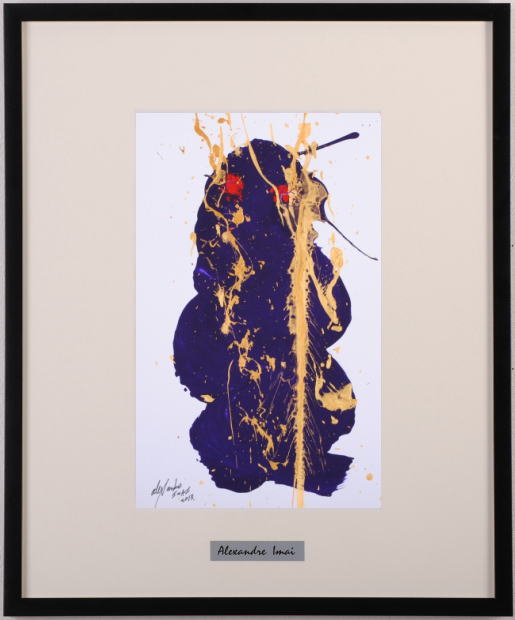 現代アートの絵画をアクリル画で描いた今井アレクサンドルの現代アート