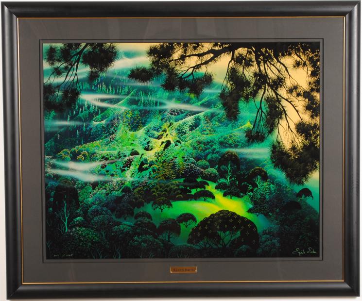 インテリアの絵画をシルクスクリーンの版画で制作したアイベン・ロール