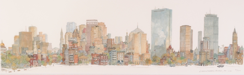 インテリアの絵画をジークレーの版画で制作したレオナルド・ウェーバー