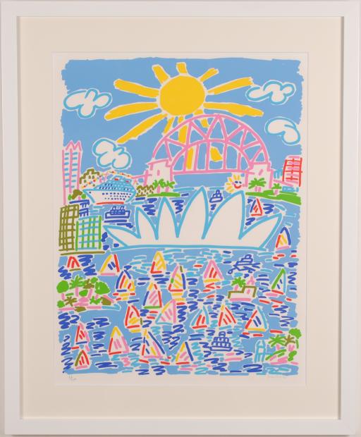 ポップアートの絵をシルクスクリーンの版画で制作したケン・ドーンの