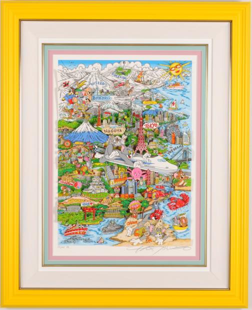 ポップアートの絵をシルクスクリーンの版画で制作したチャールズ