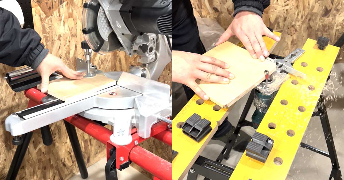 機材紹介】DIYスタジオ スライド丸ノコ・トリマー | 杜の都ものづくり大学