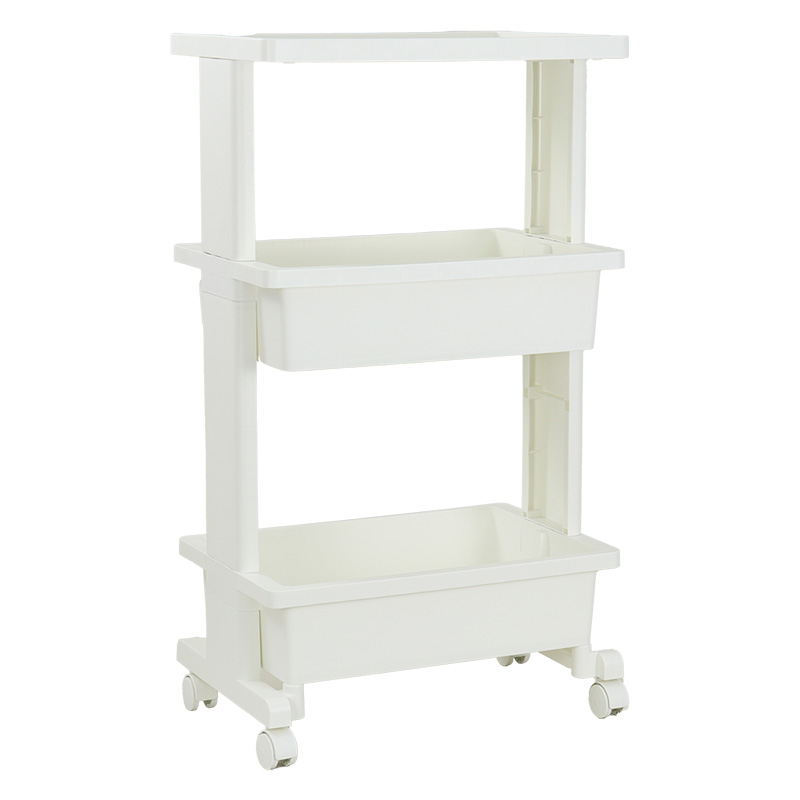 天板付きキッチンワゴン3段 ホワイト ｜ ミスターマックスオンラインストア