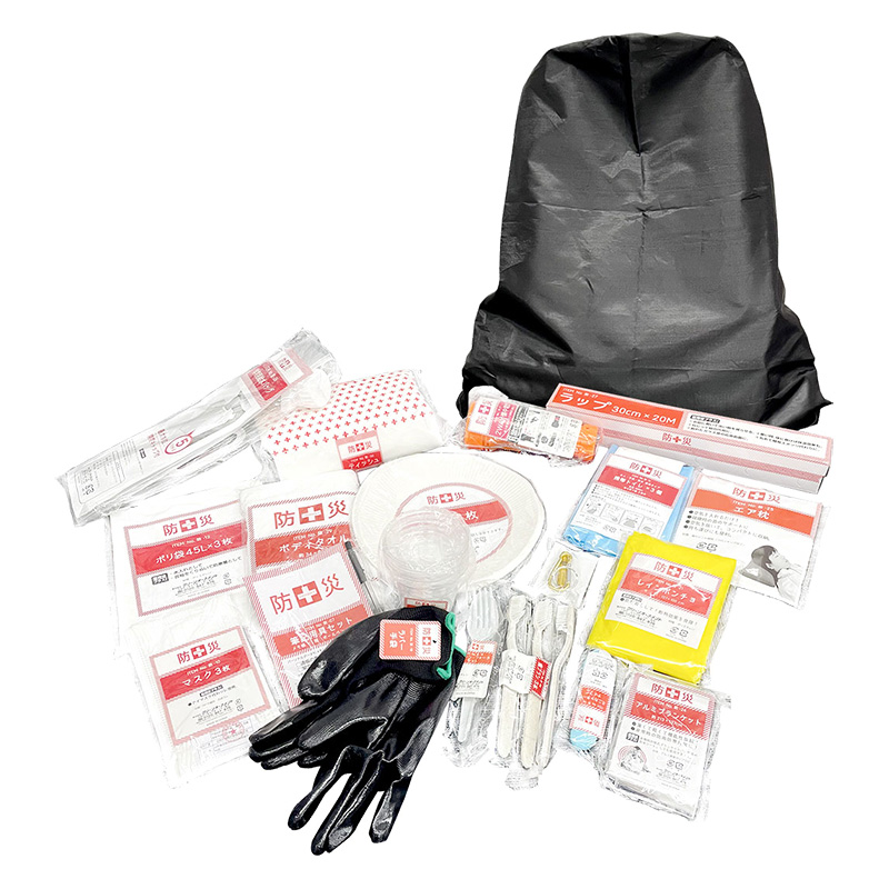 防災ナップサック 20点セット ｜ ミスターマックスオンラインストア