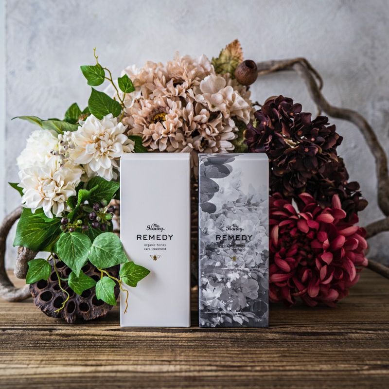 MYHONEY REMEDYレメディーハニーケアトリートメント195g/ ご自宅用簡易