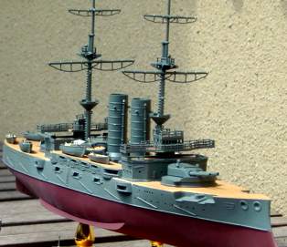 戦艦 三笠 1/300 小西製作所 金属製組み立てキット