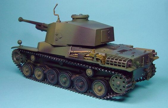 日本陸軍 三式中戦車 チヌ 1/35 ファインモールド Finemolds 完成画像